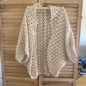 Vintage crochet shrug